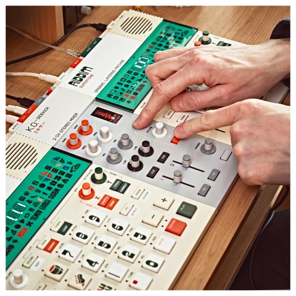 Teenage Engineering EP-136 K.O.-Sidekick 2 Channel Stereo Mixer - Lifestyle 2