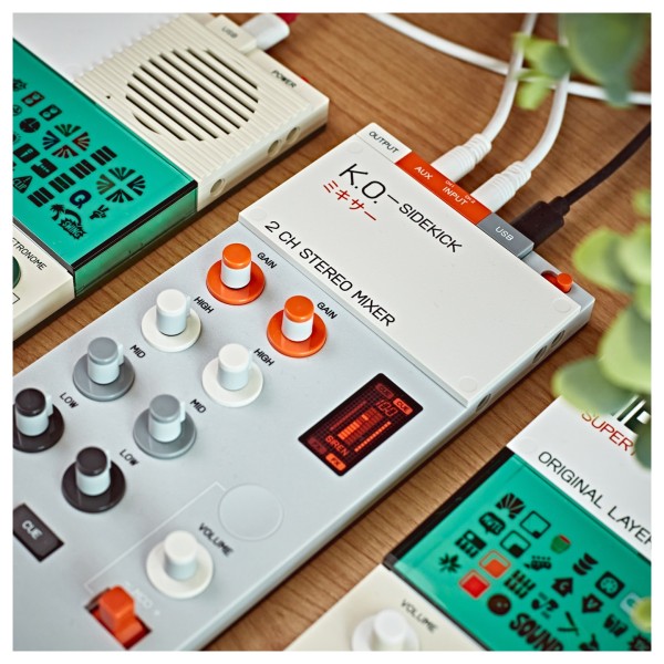 Teenage Engineering EP-136 K.O.-Sidekick 2 Channel Stereo Mixer - Lifestyle 3