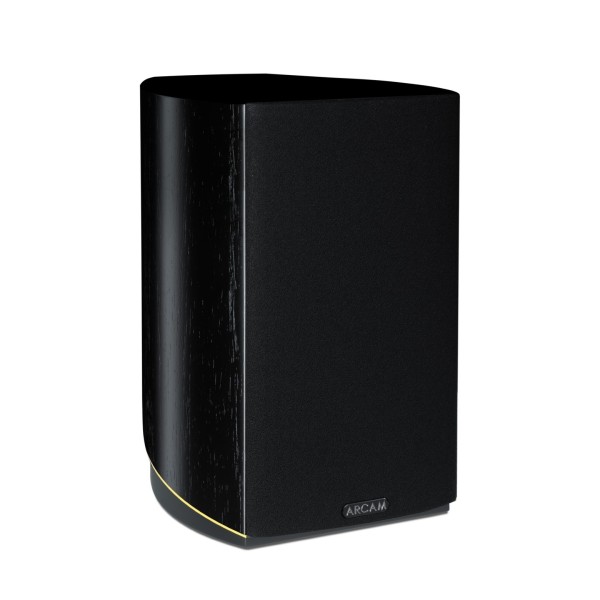 Arcam Radia R15 Bookshelf Speakers (Pair), Black - single grille 