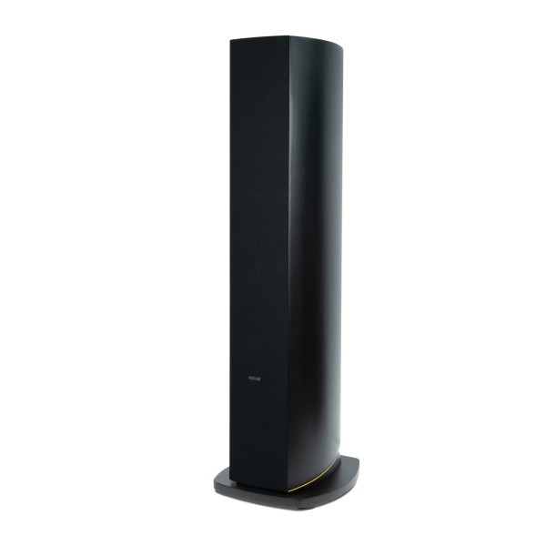Arcam Radia R35 Floorstanding Speakers (Pair), Black l eft grille 