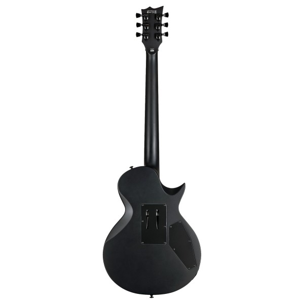 ESP LTD EC-FR Black Metal Left Handed, Black Satin - back