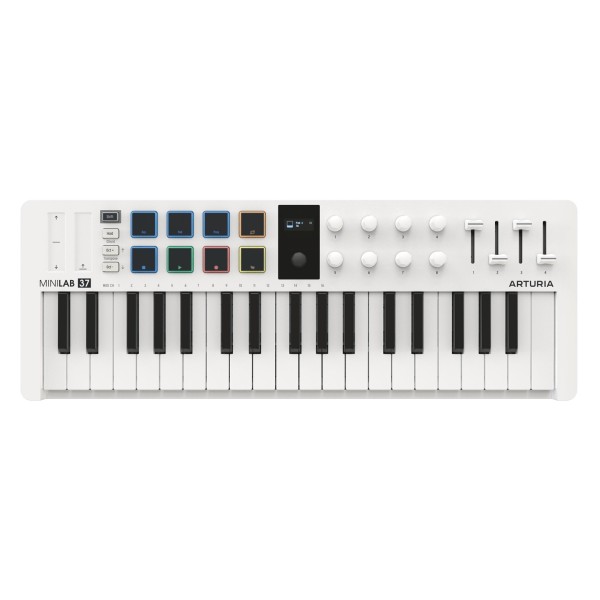Arturia Minilab 37 MK3, White - Main Top