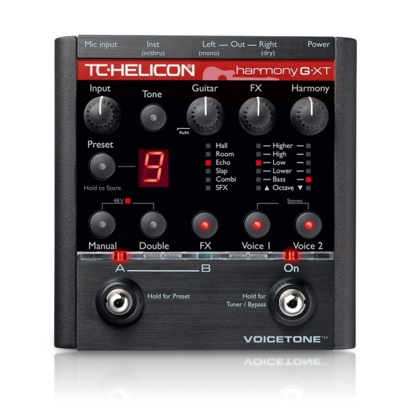 配信機器・PA機器・レコーディング機器 TC-HELICON Voice Tone Harmony - G TC Helicon VoiceTone Harmony-G XT Vocal/Guitar Processor