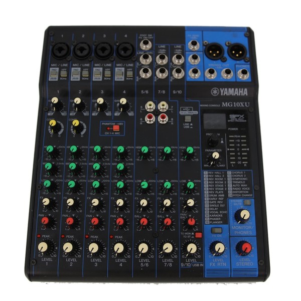 配信機器・PA機器・レコーディング機器 YAMAHA MG10XU Yamaha MG10XU Analog USB Mixer - Secondhand at Gear4music