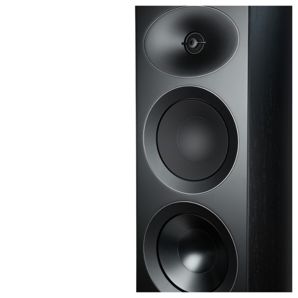 Arcam Radia R45 Floorstanding Speakers (Pair), Black - side driver closeup 