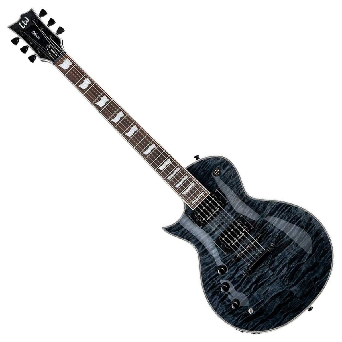 ESP Guitars ESP LTD EC-1000 Piezo Left Handed See Thru Black