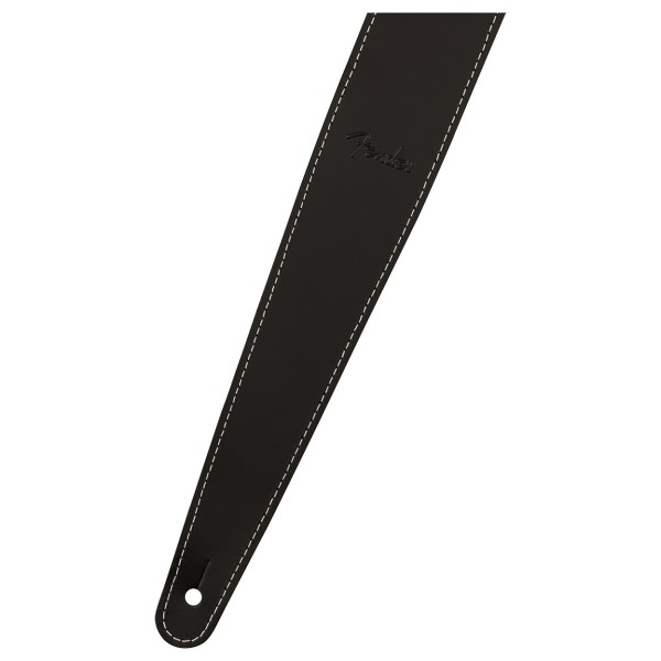 Fender 2" Essentials Leather Strap, Black