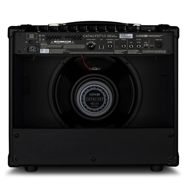Line 6 Catalyst 60W 1x12 Combo Amp- Back