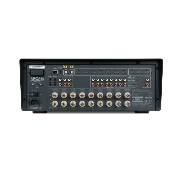 Arcam Radia AVA35 8k Immersive Surround Sound AVR Amplifier rear 