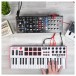 Akai Professional MPK Mini Plus White 37-Key MIDI Keyboard - Lifestyle 3