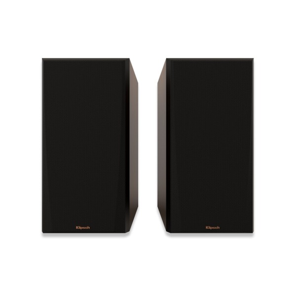 Klipsch RP-600M MKII Bookshelf Speakers (Pair), Walnut with magnetic grilles
