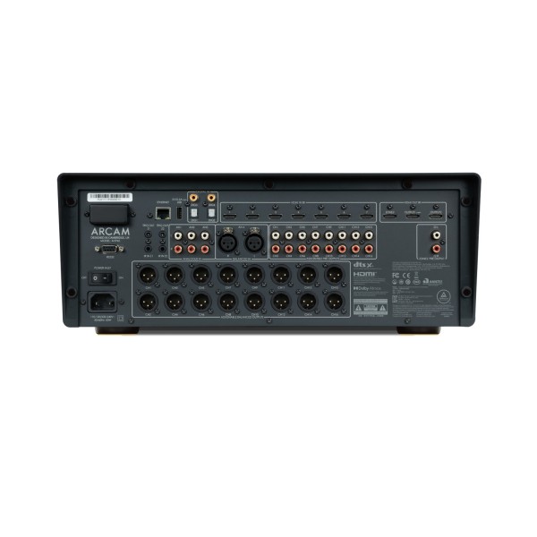 Arcam Radia AVA45 8K Immersive Sound Pre-Amp Processor rear 