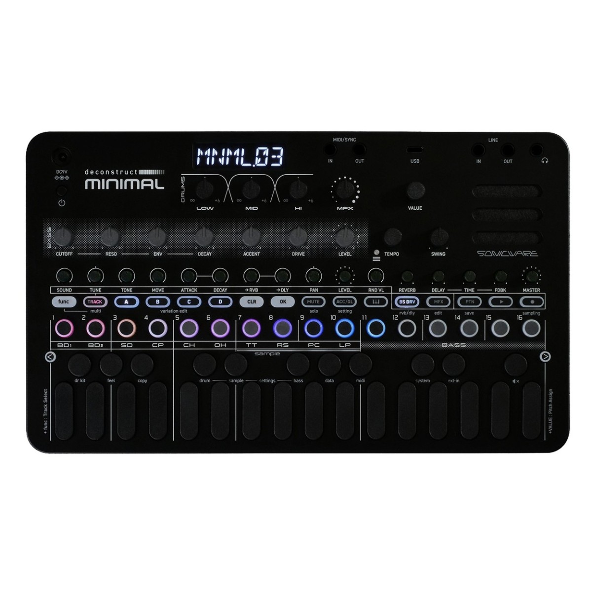 Sonicware Deconstruct Minimal Synthesizer