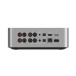 WiiM Ultra Streamer, Silver - Rear panel and connections including HDMI ARC, Phono-in, Line-in, USB and more