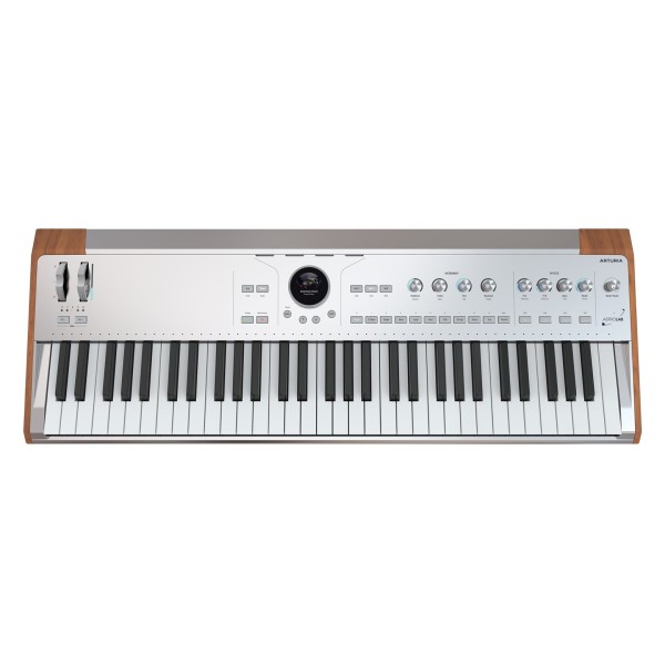 Arturia Astrolab 61-Note Stage Keyboard, Silver - Top
