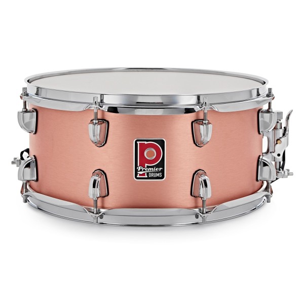 Premier Artist 14" x 6.5" Copper Snare Drum, Brushed Antique Copper