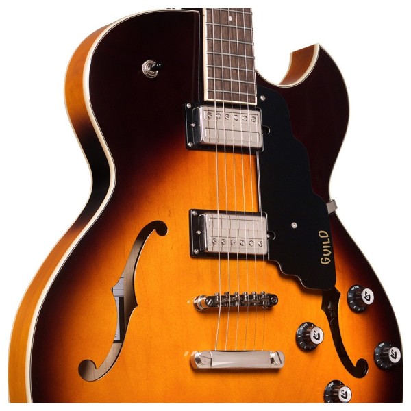 Guild Starfire I Single Cut, Antique Burst - body