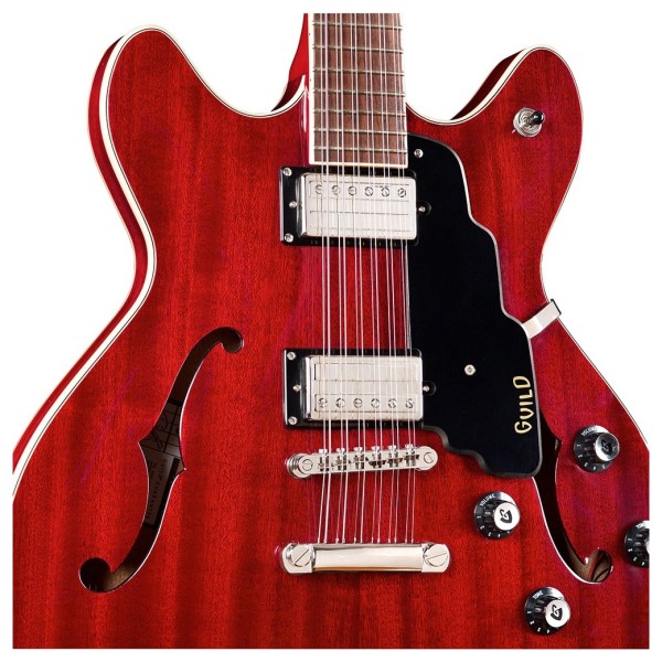 Guild Starfire I 12 String Double Cut, Cherry Red - hardware