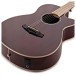 Tanglewood TW4-E-BLB Winterleaf Super Folk, Barossa Red Gloss - angle