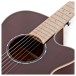Tanglewood TW4-E-BLB Winterleaf Super Folk, Barossa Red Gloss - soundhole