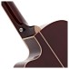 Tanglewood TW4-E-BLB Winterleaf Super Folk, Barossa Red Gloss - back 
