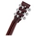 Tanglewood TW4-E-BLB Winterleaf Super Folk, Barossa Red Gloss - headstock back 
