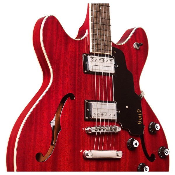 Guild Starfire I Double Cut, Cherry Red - hardware