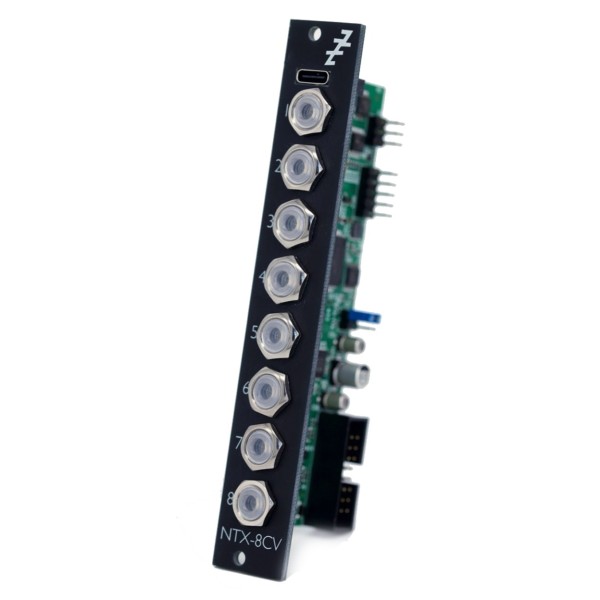 NTX-8CV USB to CV Convertor Eurorack Module - Angled