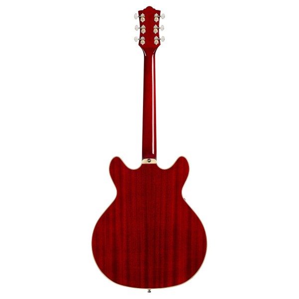 Guild Starfire I Double Cut Left Handed, Cherry Red - back