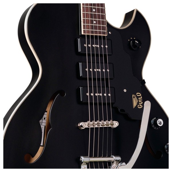 Guild Starfire I Jet 90, Satin Black - hardware