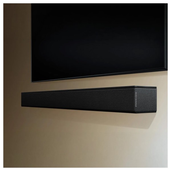 TCL Q65HK 5.1 Channel Dolby Atmos Soundbar with Wireless Subwoofer - lifestyle wall mount