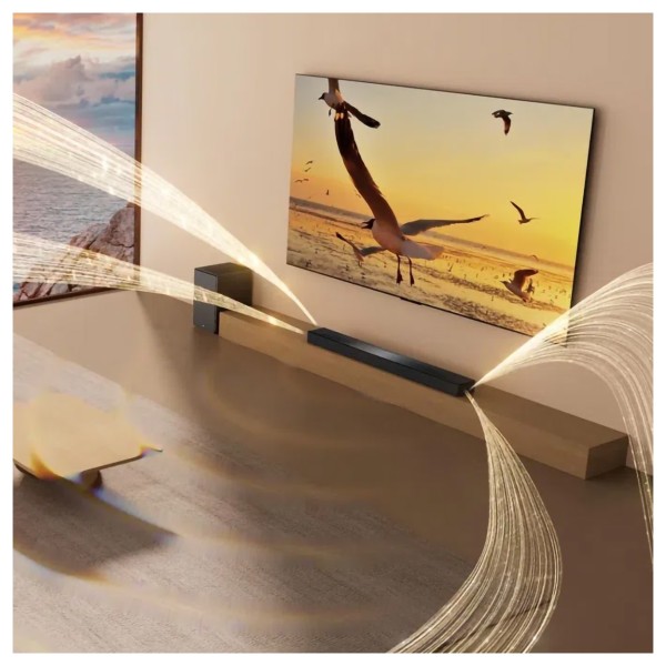 TCL Q65HK 5.1 Channel Dolby Atmos Soundbar with Wireless Subwoofer - lifestyle 6