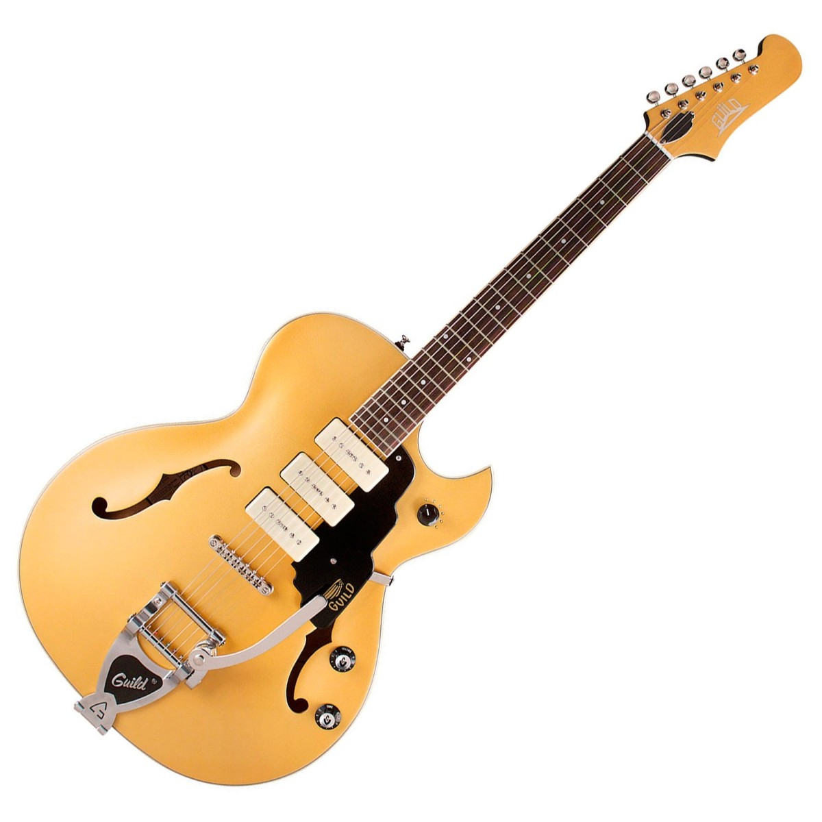 Guild Starfire I Jet 90 Satin Gold