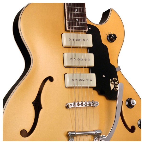 Guild Starfire I Jet 90, Satin Gold - pickups