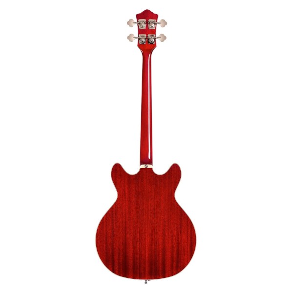 Guild Starfire I Bass Left Handed, Cherry Red - back