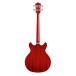 Guild Starfire I Bass Left Handed, Cherry Red - back