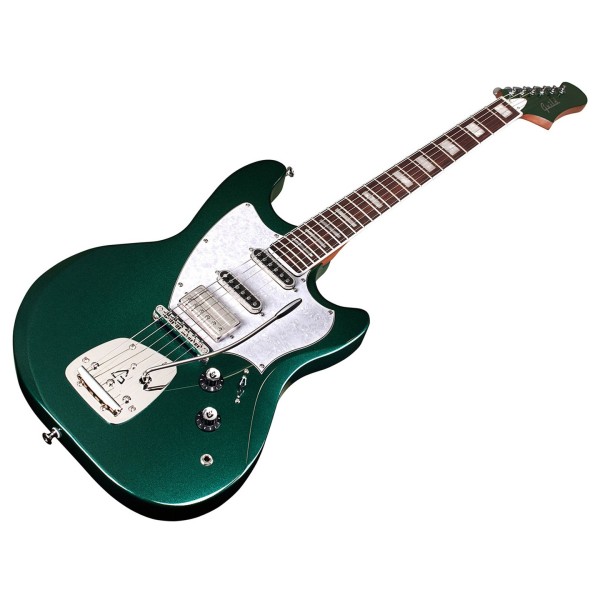 Guild Surfliner Deluxe, Evergreen Metallic - angled shot
