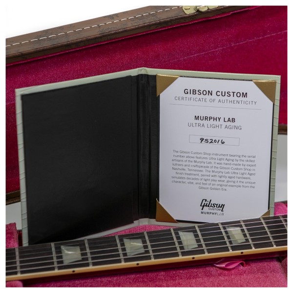 Gibson Custom 1959 Les Paul Standard Reissue Ultra Light Aged, Factory Burst #952016 - CoA