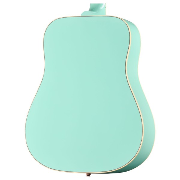 Gibson Hummingbird Standard, Southwestern Turquoise - back of body