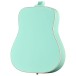 Gibson Hummingbird Standard, Southwestern Turquoise - back of body
