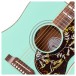 Gibson Hummingbird Standard, Southwestern Turquoise - soundhole
