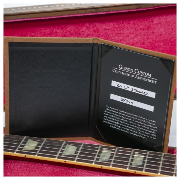 Gibson Custom 1960 Les Paul Standard Reissue VOS, Iced Tea #04590 - CoA