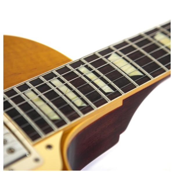 Gibson Custom 1959 Les Paul Standard Reissue VOS, Dirty Lemon Burst - upper frets