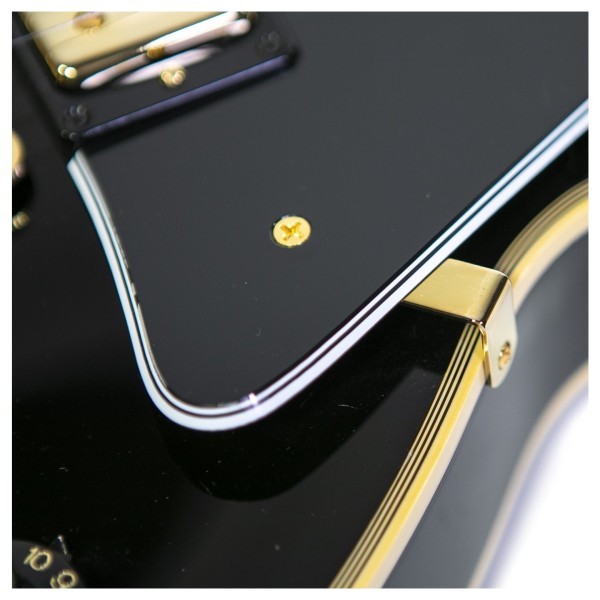 Gibson Custom 1968 Les Paul Custom Reissue, Ebony #501948 - scratchplate