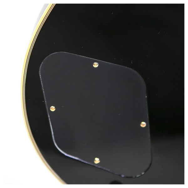 Gibson Custom 1968 Les Paul Custom Reissue, Ebony #501948 - control cavity cover