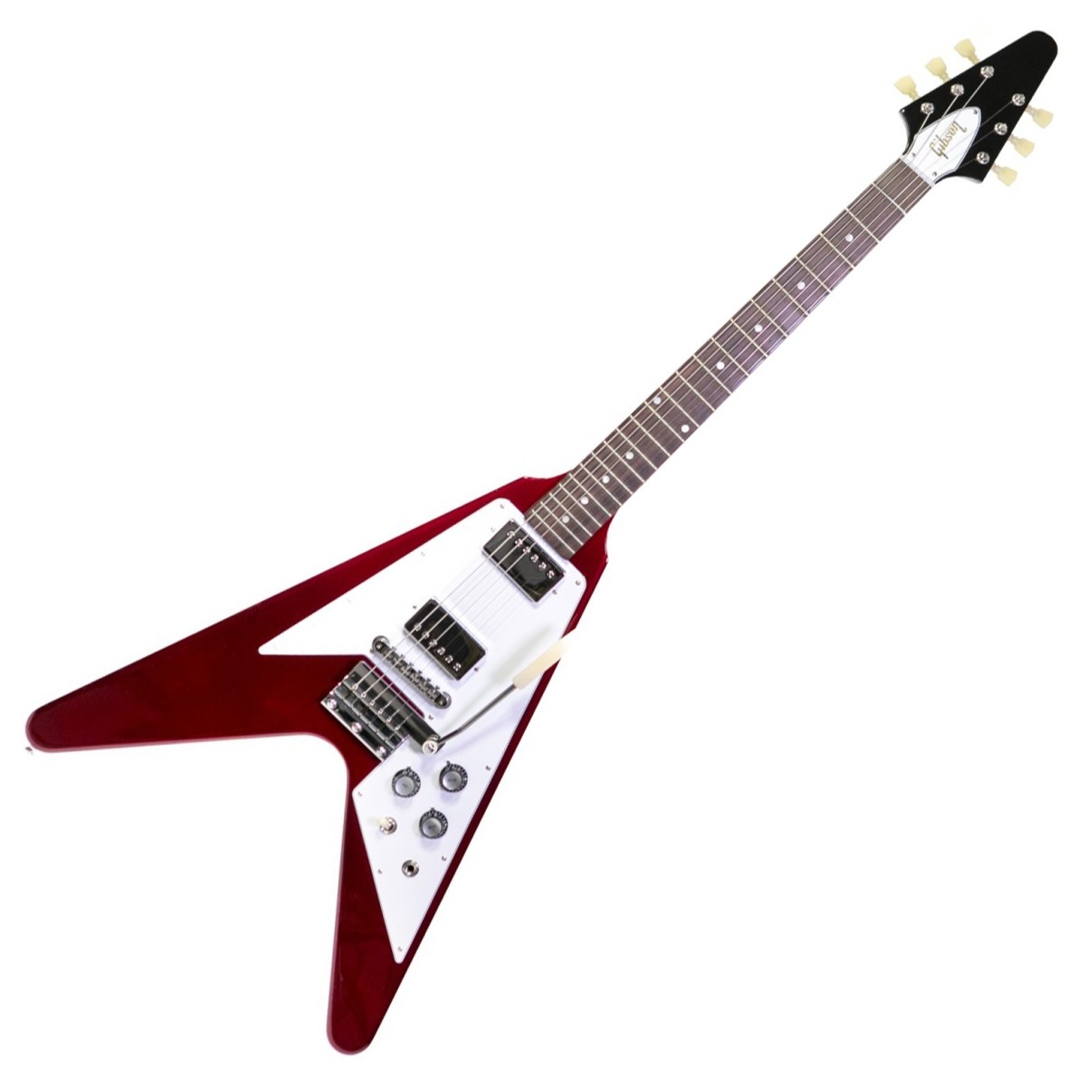 Gibson Custom Shop Gibson Custom 1967 Mahogany Flying V Maestro Vibrola VOS Sparkling Burgundy #300307