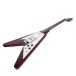 Gibson Custom 1967 Mahogany Flying V Maestro Vibrola VOS, Sparkling Burgundy #300307 - angled shot