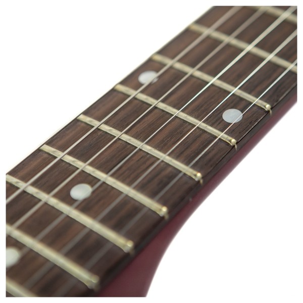 Gibson Custom 1967 Mahogany Flying V Maestro Vibrola VOS, Sparkling Burgundy #300307 - fretboard