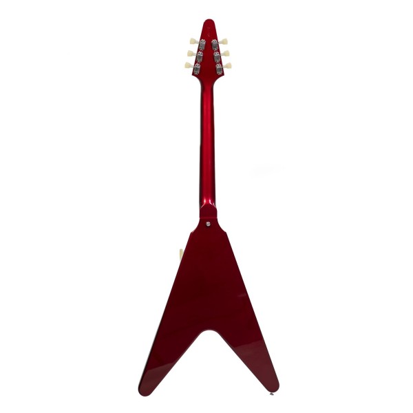 Gibson Custom 1967 Mahogany Flying V Maestro Vibrola VOS, Sparkling Burgundy #300307 - back
