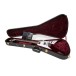 Gibson Custom 1967 Mahogany Flying V Maestro Vibrola VOS, Sparkling Burgundy #300307 - guitar in case